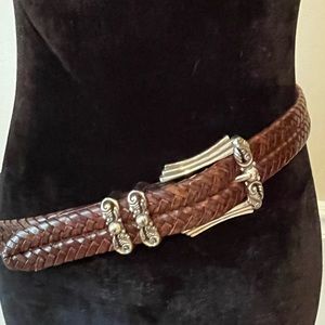Brighton braided leather belt size L/34